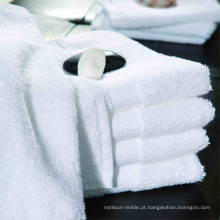 Toalha de banho com borda de cetim orgânico 100% algodão chinês (DPF201652)